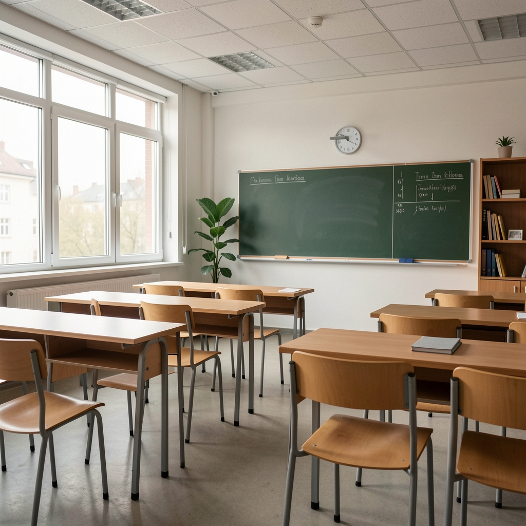 Mladi učenici u razredu koji uče kritičko čitanje medija